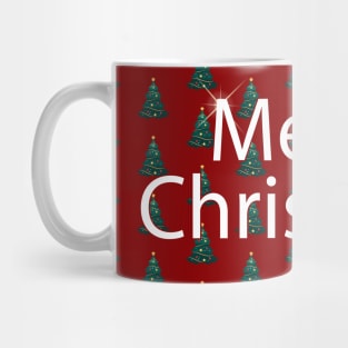Merry Christmas | Christmas Trees Pattern Mug